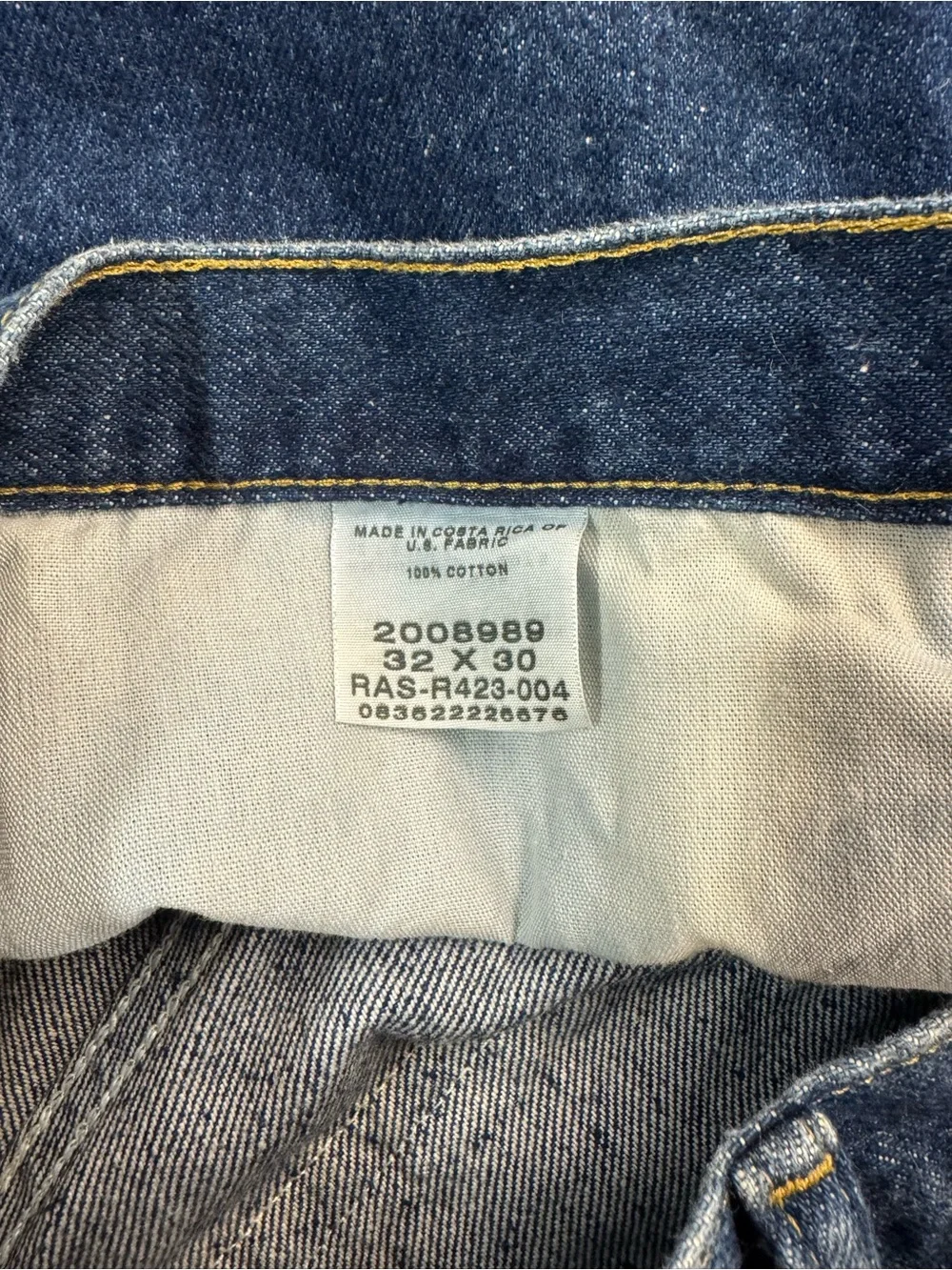 Lee Indigo Denim Cutoff Shorts